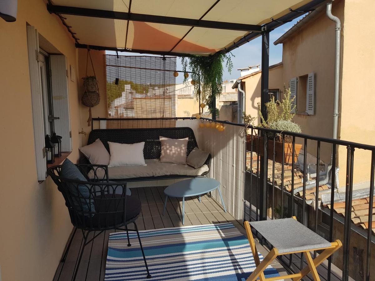 Beau Duplex Avec Terrasse - Centre Historique Apartment เอ็ก-ซอง-โพรวองซ์ ภายนอก รูปภาพ